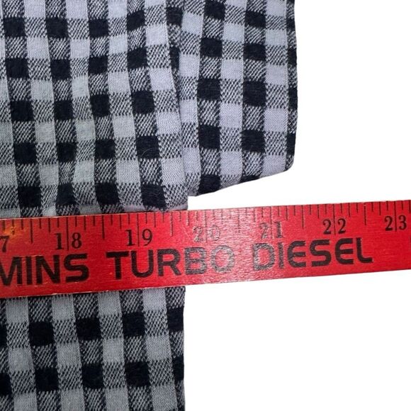 Madewell Gingham Knit Seersucker‎ Button Shoulder Top Faded Lavender Women’s XS - Picture 6 of 9